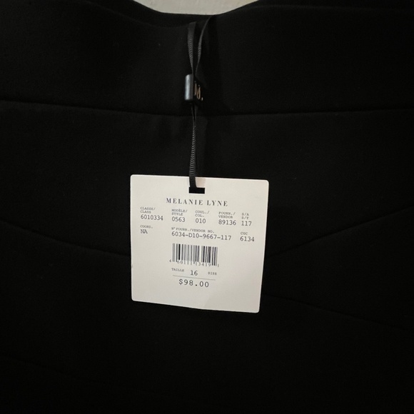 Bi-Stretch Black Pencil Skirt - Picture 8 of 10